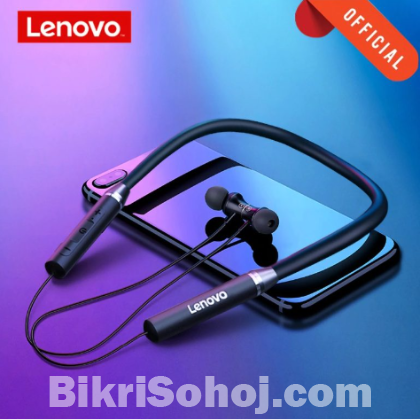 Lenovo HE05X Bluetooth Neckband (Original)-Black Color